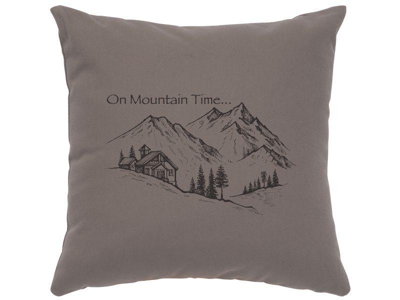 Image Pillow - Mountain Time - Cotton Chrome 1