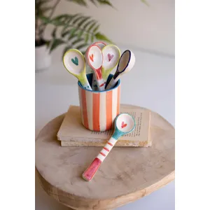 Set of 6 Decorative Ceramic Spoons 4