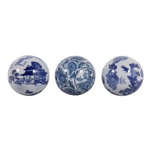 TRENTONSHAW SET OF 3 BLUE ORBS 5 (IN) 3