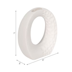 DILLONVIEW WHITE VASE 7 (IN) 9