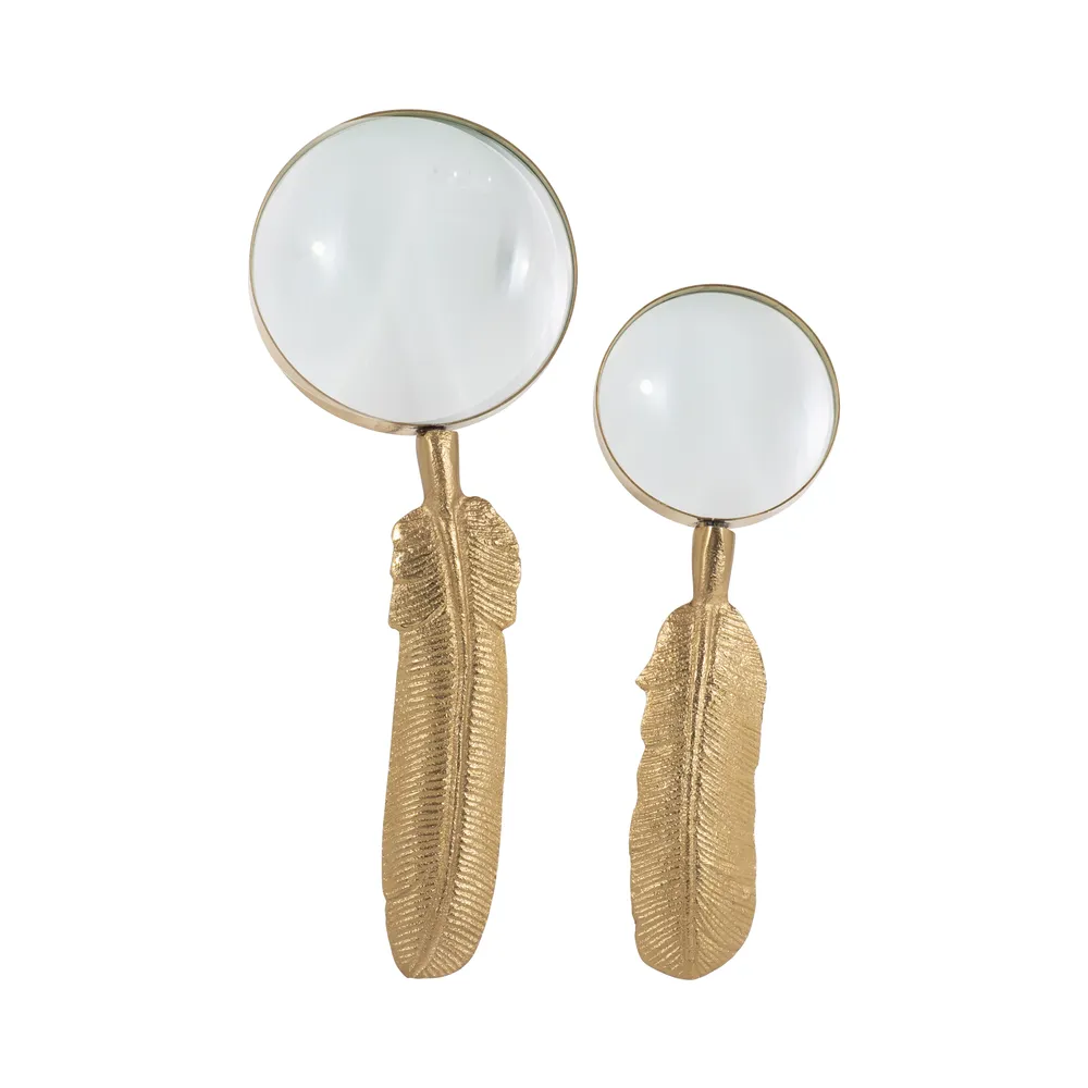 DYLANLAND SET OF 2 GOLD DECOR 1 (IN)