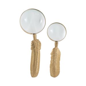 DYLANLAND SET OF 2 GOLD DECOR 1 (IN) 1