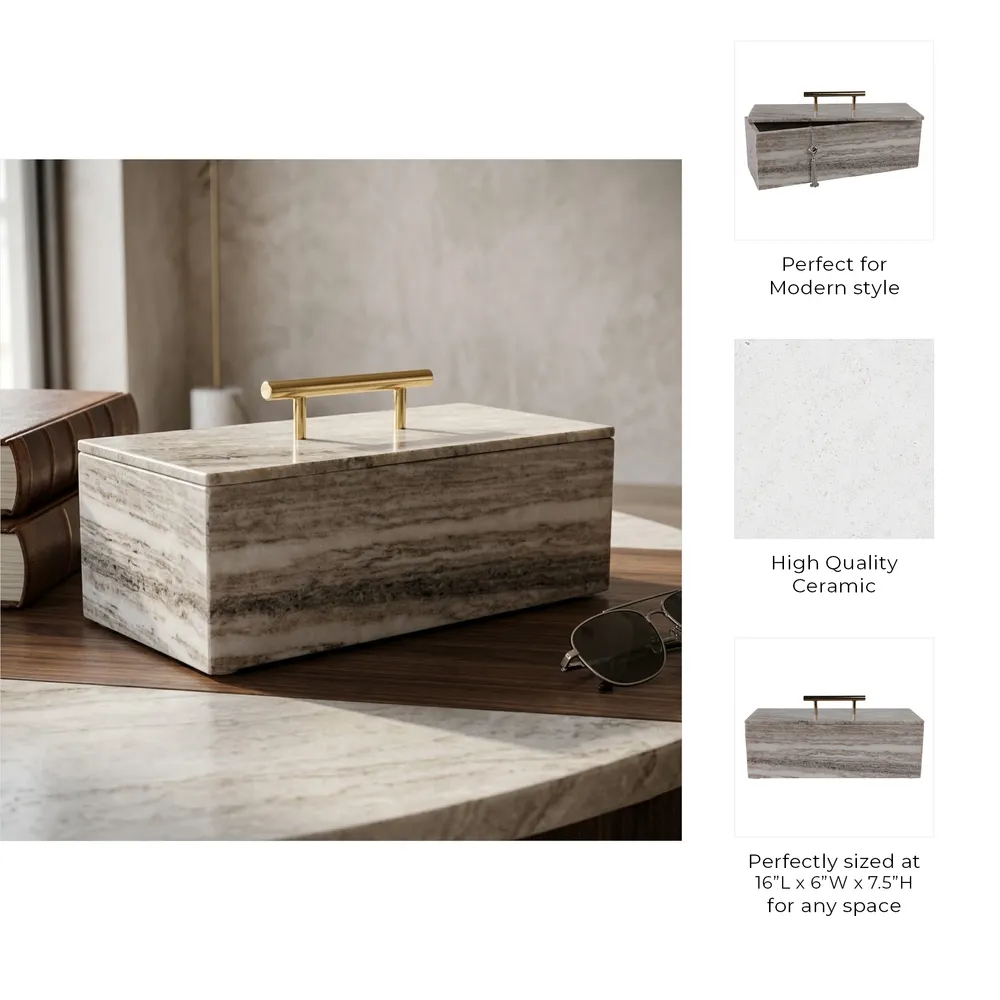 GLOVERGATE IVORY BOX 8 (IN)