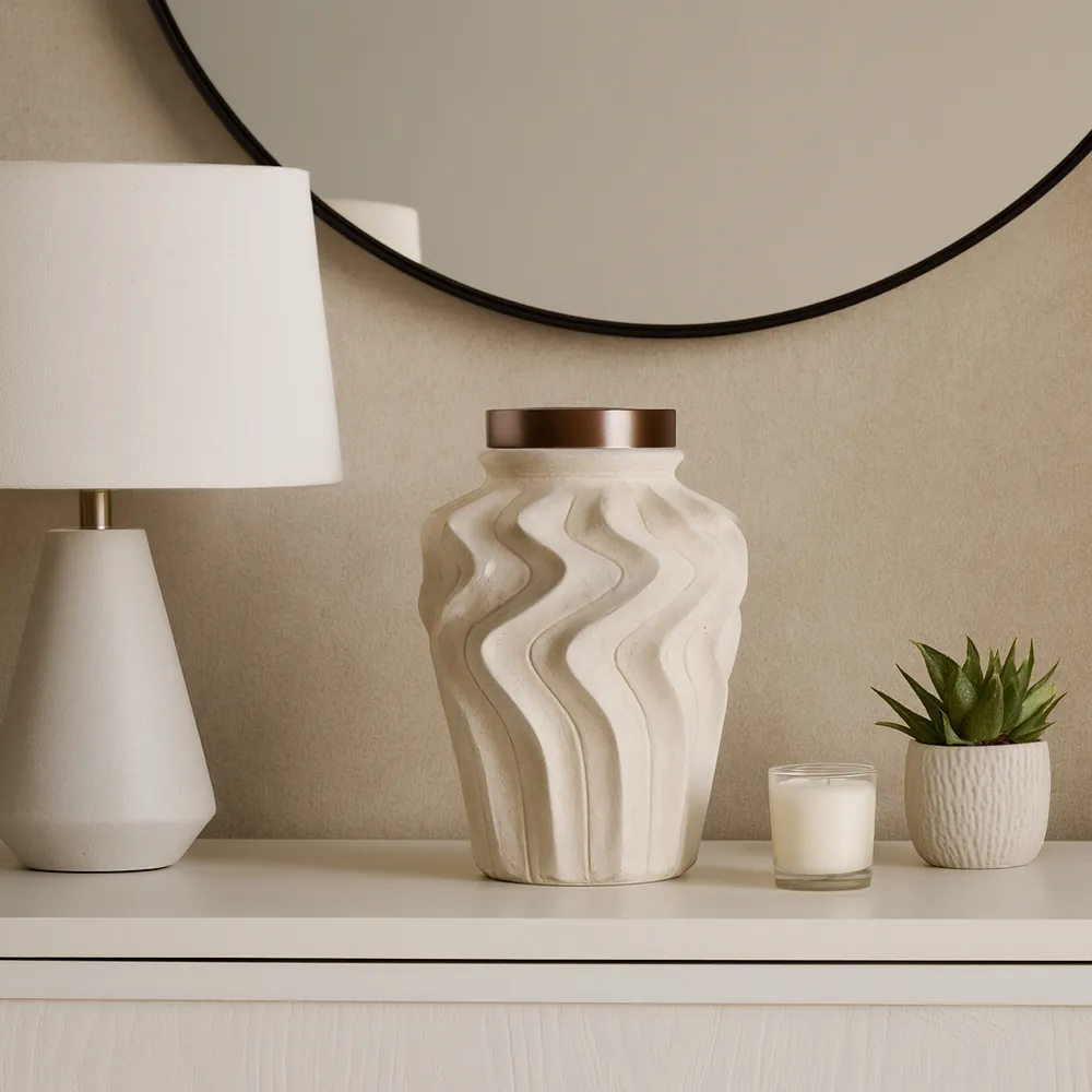DEXTERMILL CREAM JAR 10 (IN)