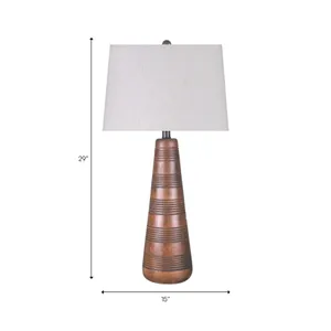 RAFEHAM BROWN LAMP 29 (IN) 6
