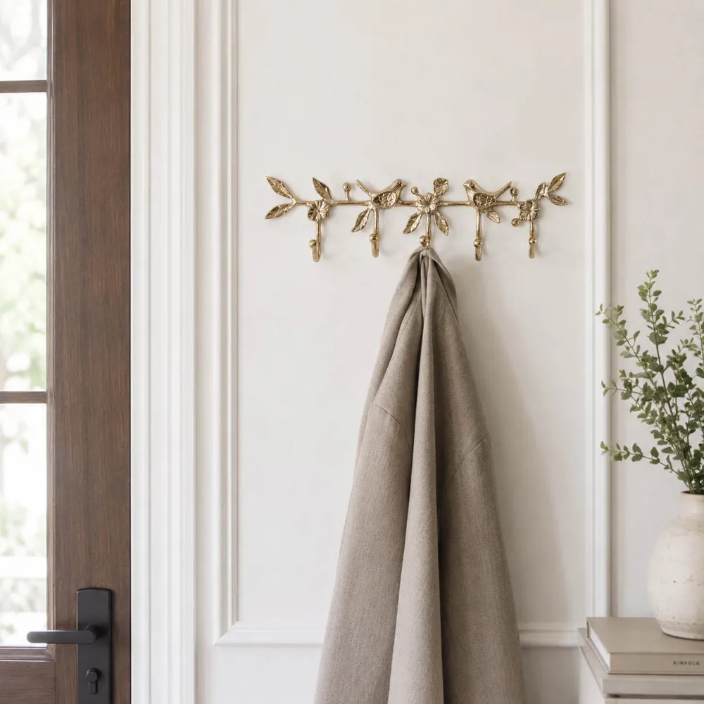 BAYARDTON GOLD WALL SHELF 5 (IN)