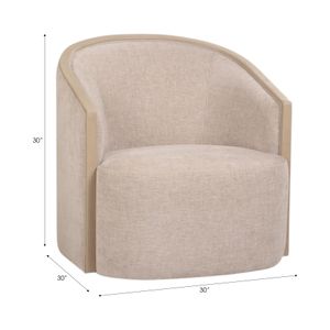 PAXTONRUN IVORY CHAIR 30 (IN) 7