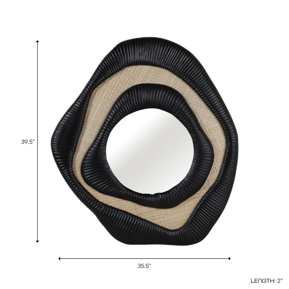 ROSETON IVORY MIRROR 40 (IN)