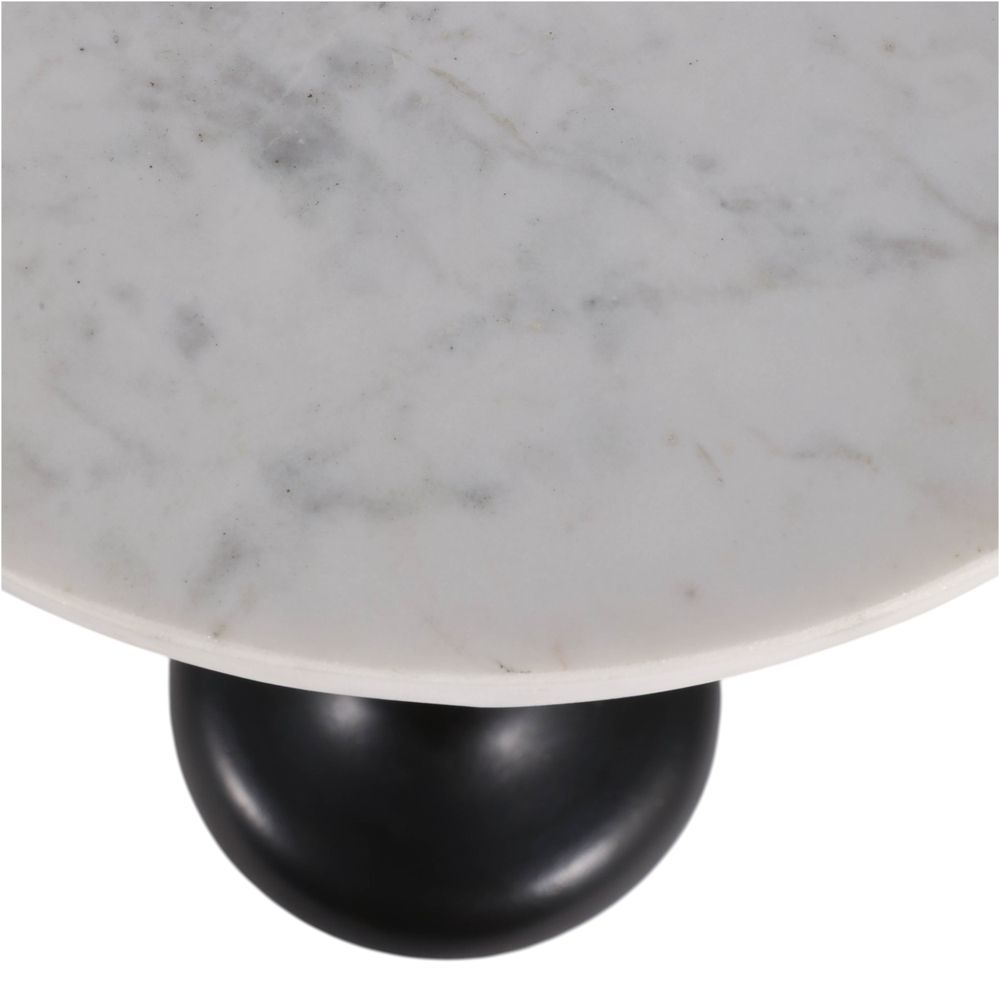 EDGELAND WHITE ACCENT TABLE 25 (IN)