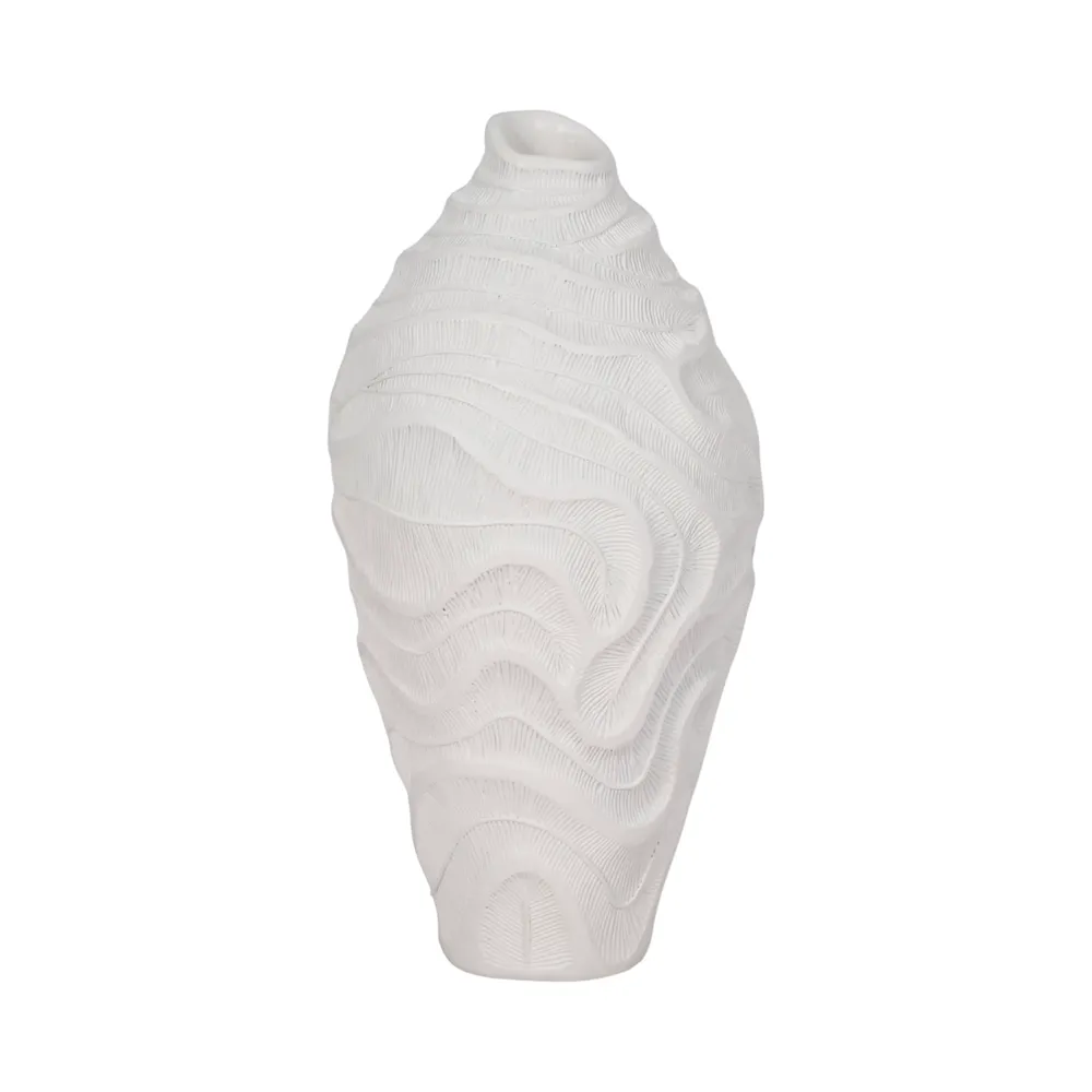 CAMDENSHAW WHITE VASE 14 (IN)
