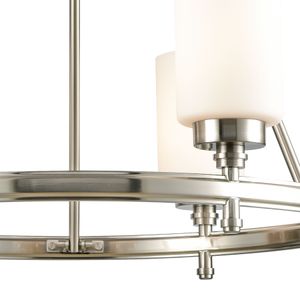 Dawson 25'' Wide 6-Light Chandelier - Satin Nickel 3