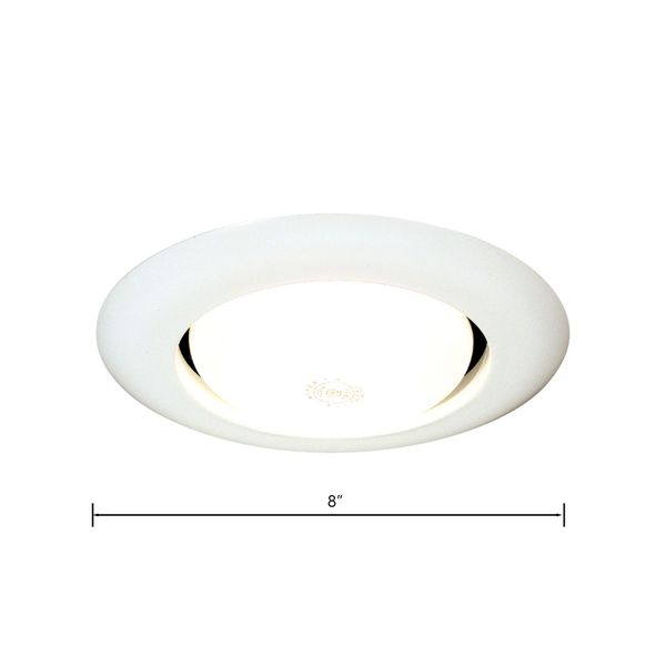 Lucen 6'' Wide 1-Light Recessed Trim - Matte White