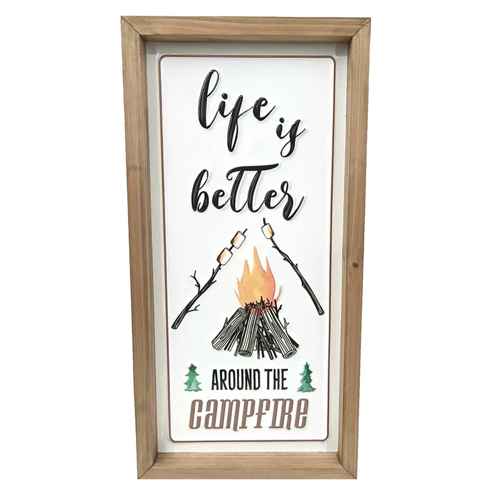 15-3/4" CAMPFIRE SIGN