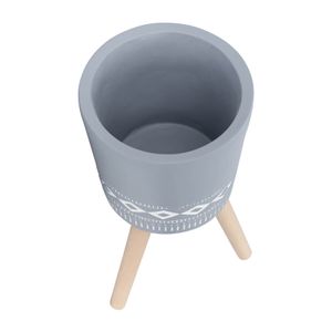 GLASTONCREST SET OF 2 GRAY PLANTER 21 (IN) 5