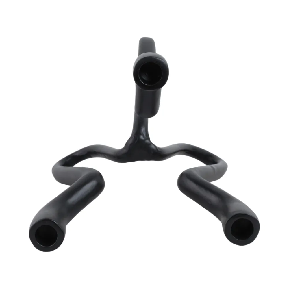 TODDBURN BLACK CANDLE HOLDER 10 (IN)