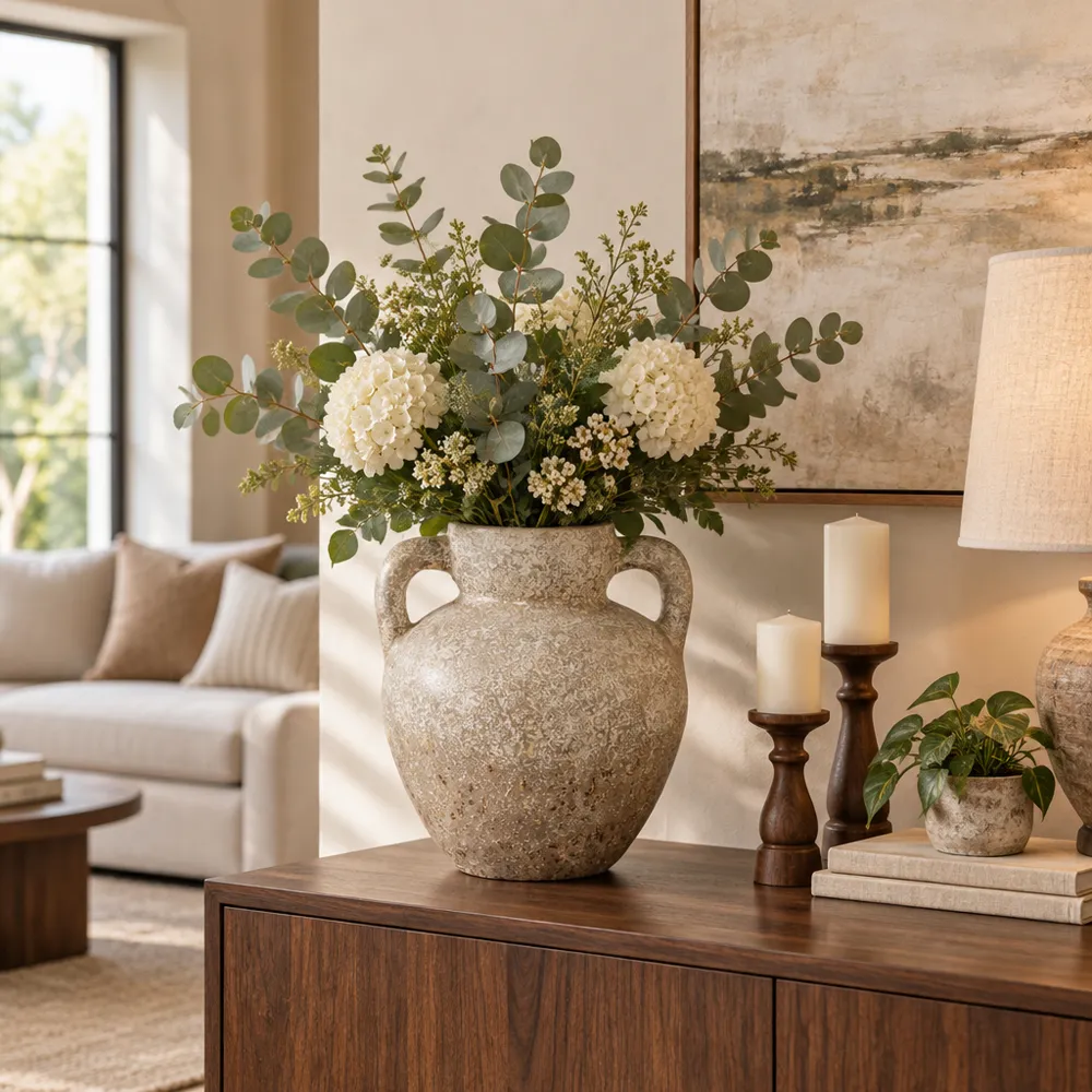 KNOXCLIFF BROWN VASE 13 (IN)