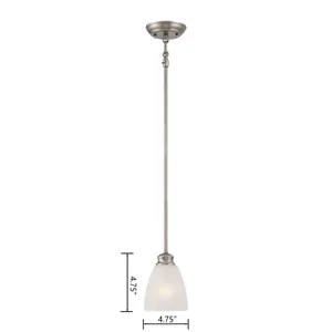 Haven 4.75'' Wide 1-Light Mini Pendant - Satin Pewter 2