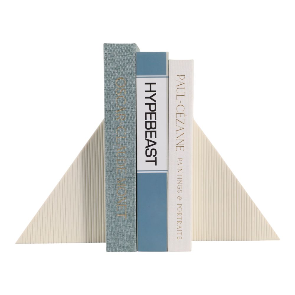 ROSSGATE SET OF 2 IVORY BOOKENDS 8 (IN)