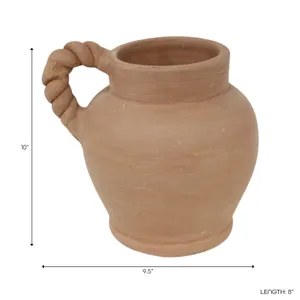 BRAXTONHOLM RED VASE 10 (IN) 8