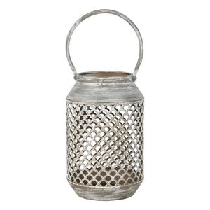 Rawmarsh Lantern - Small - Aged Silver 1