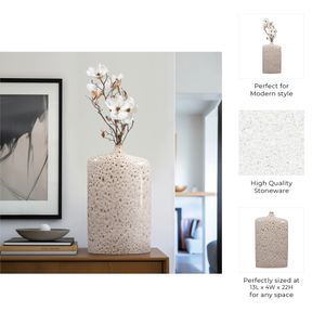 KEATONMILL WHITE VASE 22 (IN) 9