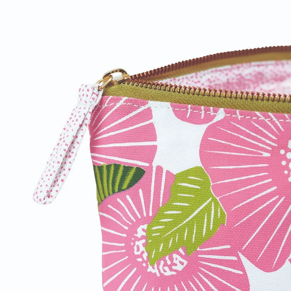 Poppy Papaver Large Essential Canvas Pouch