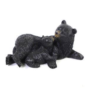6-1/2" LAYING BEAR WWITH CUB 1