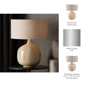 JUNERIDGE IVORY LAMP 28 (IN) 9