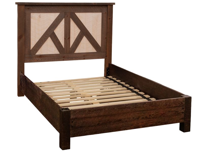 WoodShop Cottage Bed with Rail System - Cal King 2