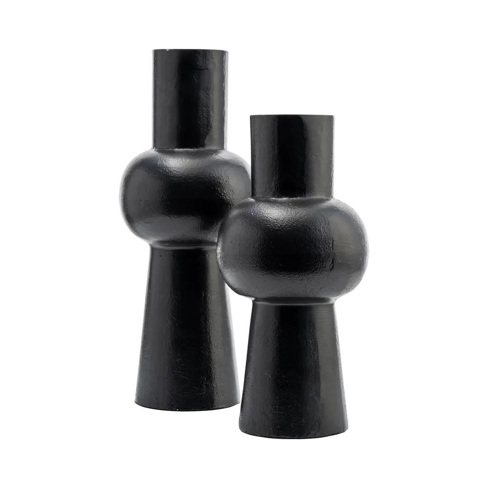 HATTONDALE BLACK VASE 12 (IN)