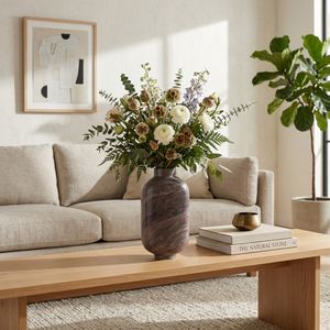 SKYLERBROOK BROWN VASE 12 (IN) 2