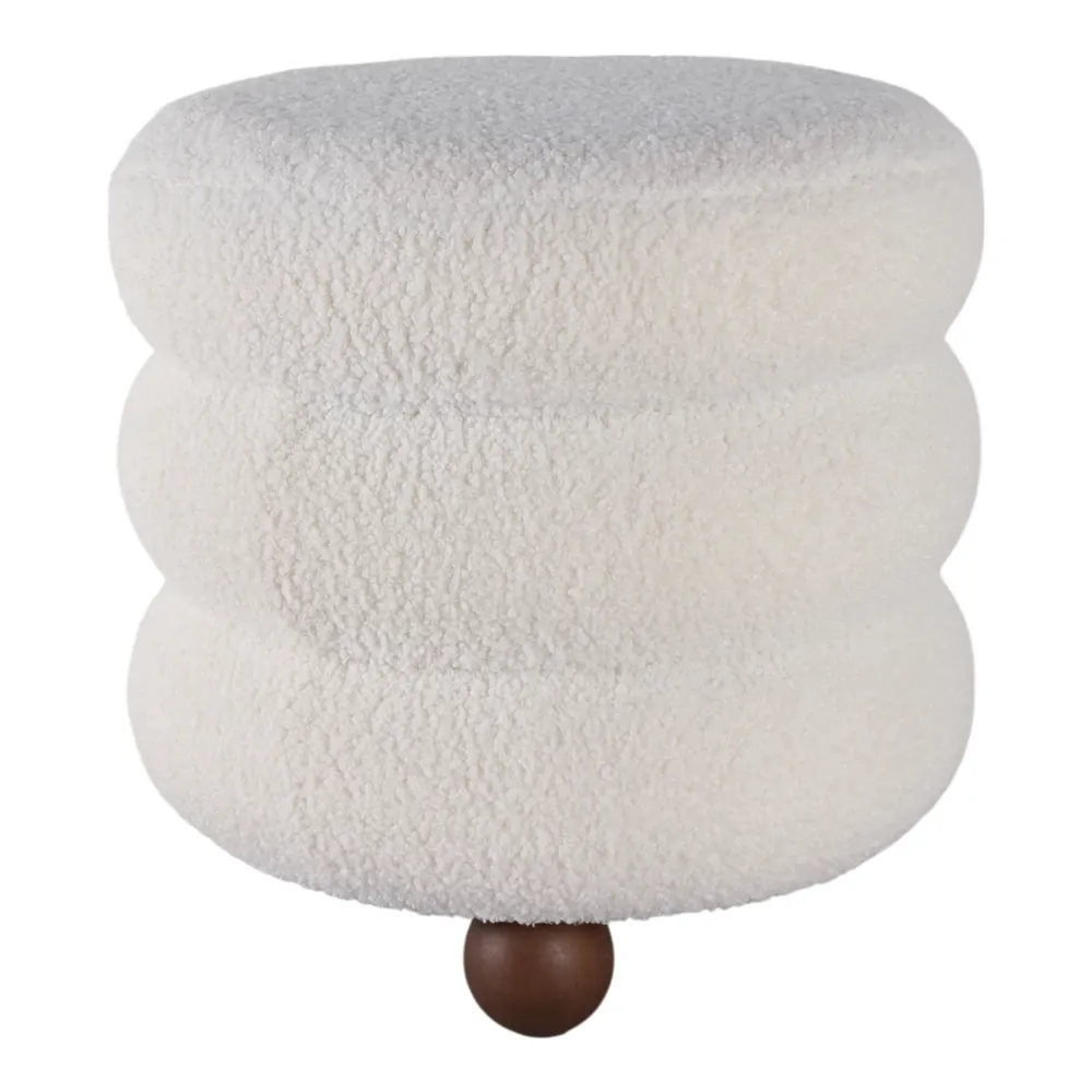 BLAINERIDGE IVORY OTTOMAN 18 (IN)