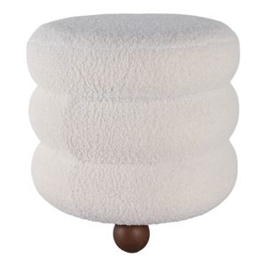 BLAINERIDGE IVORY OTTOMAN 18 (IN) 1