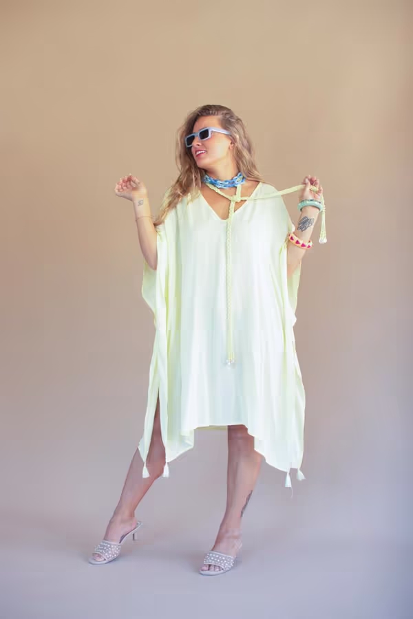 Sunoil Kaftan with Matching Bag
