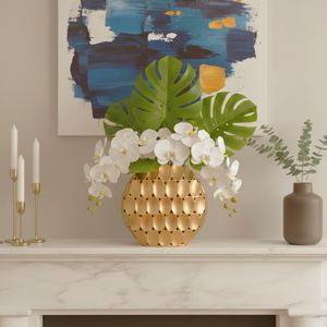 EDWINCREST BRONZE VASE 17 (IN) 13