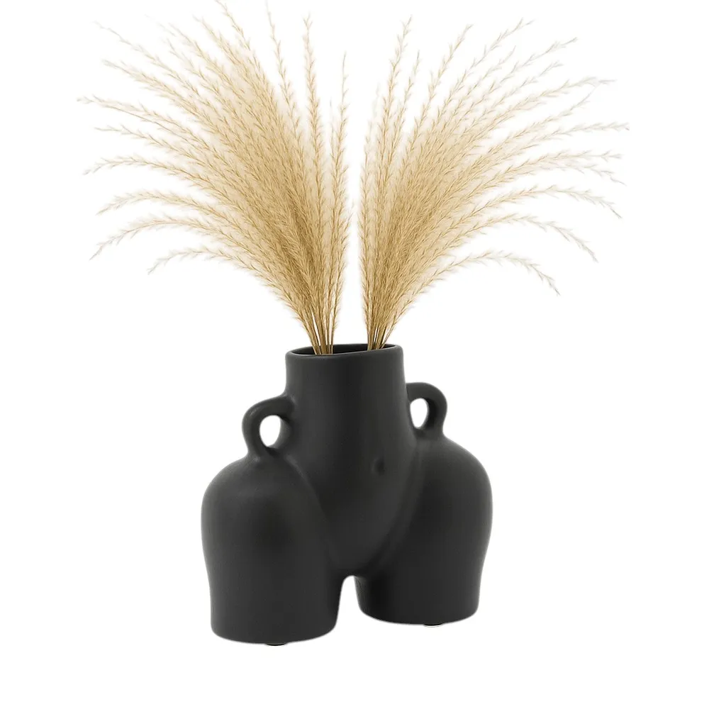 HELENAOAK BLACK VASE 6 (IN)