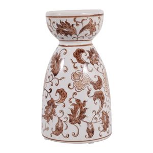 ROMANWICK BROWN CANDLE HOLDER 8 (IN) 7