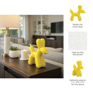 OLIVERGROVE YELLOW DECOR 7 (IN) 10