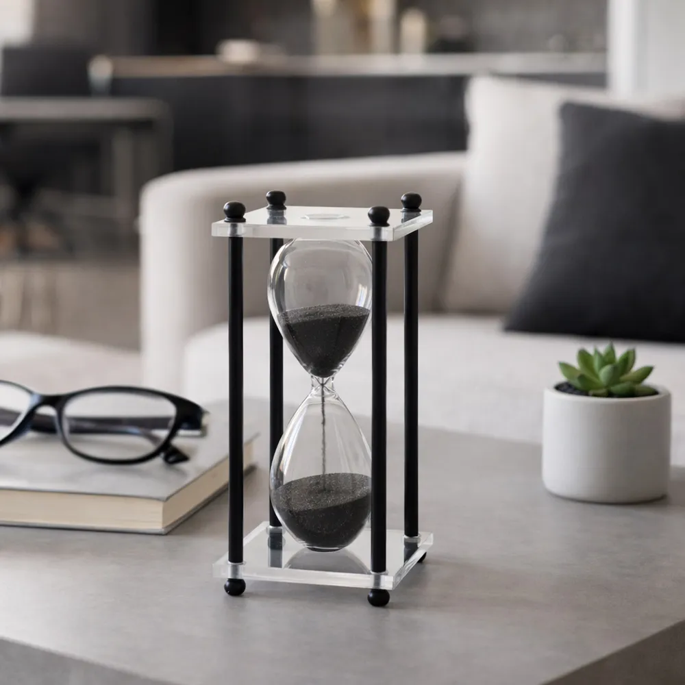 GARNETTMILL CLEAR HOURGLASS 7 (IN)