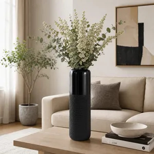 BECKHAVEN BLACK VASE 18 (IN) 11
