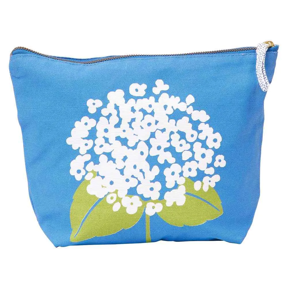 Hydrangea Sola Large Essential Canvas Pouch