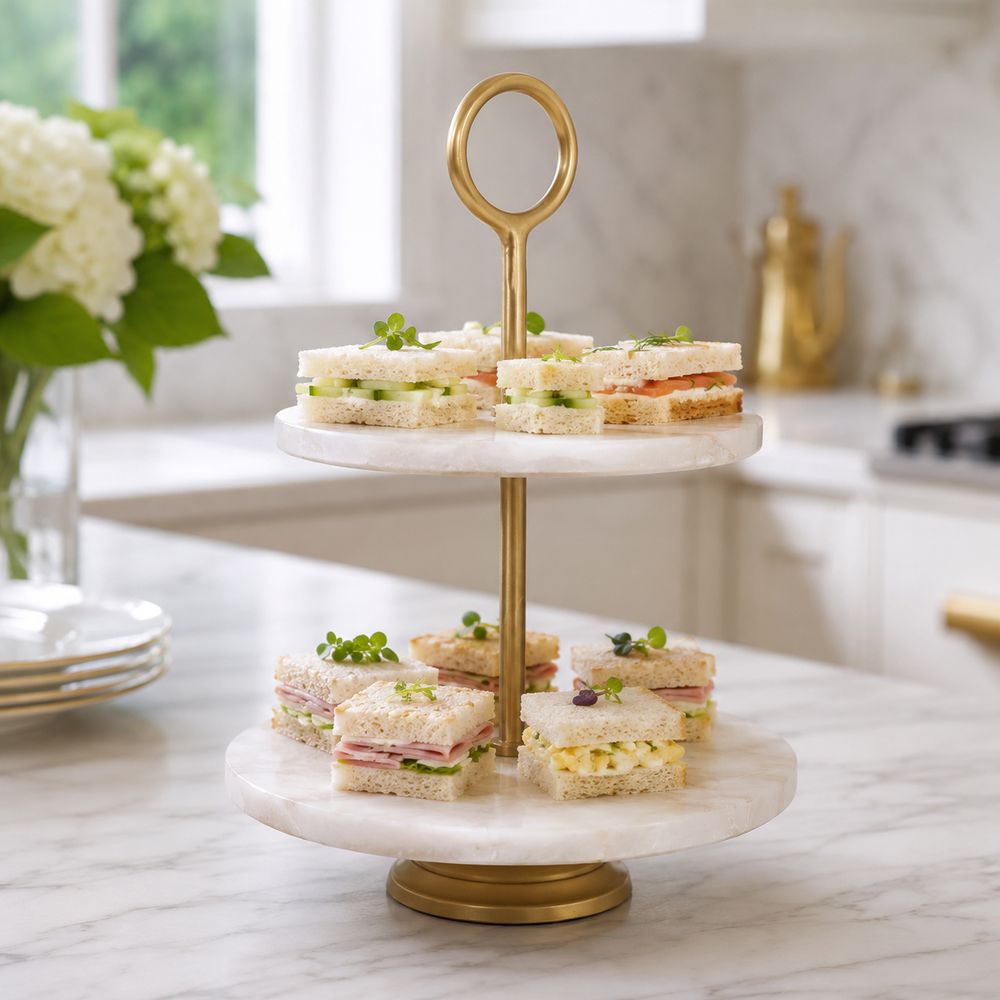 FERNOAK WHITE SERVEWARE 15 (IN)