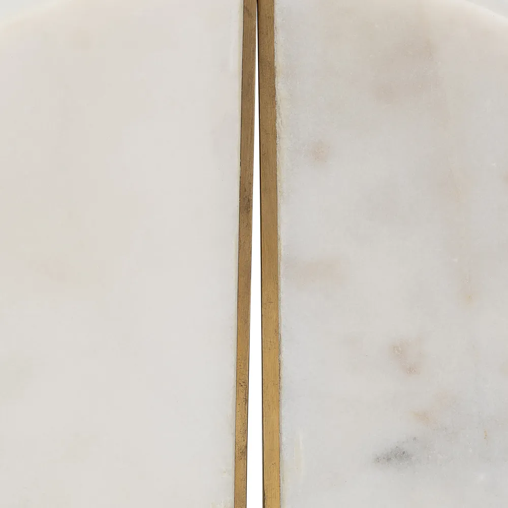 COREYFIELD SET OF 2 WHITE BOOKENDS 5 (IN)