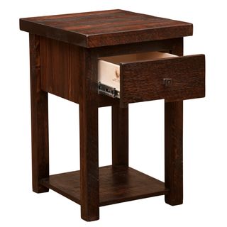 WoodShop One Drawer Nightstand with Shelf - Hardware Choice:  TBD