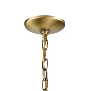Ashford 12'' Wide 3-Light Outdoor Pendant - Antique Brass 4