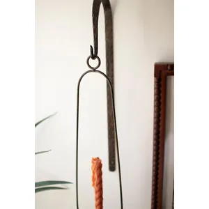 Hanging Oval Wall Taper Candle Holder 2