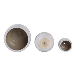 RAYMONDHAVEN SET OF 3 WHITE PLANTER 9 (IN) 8