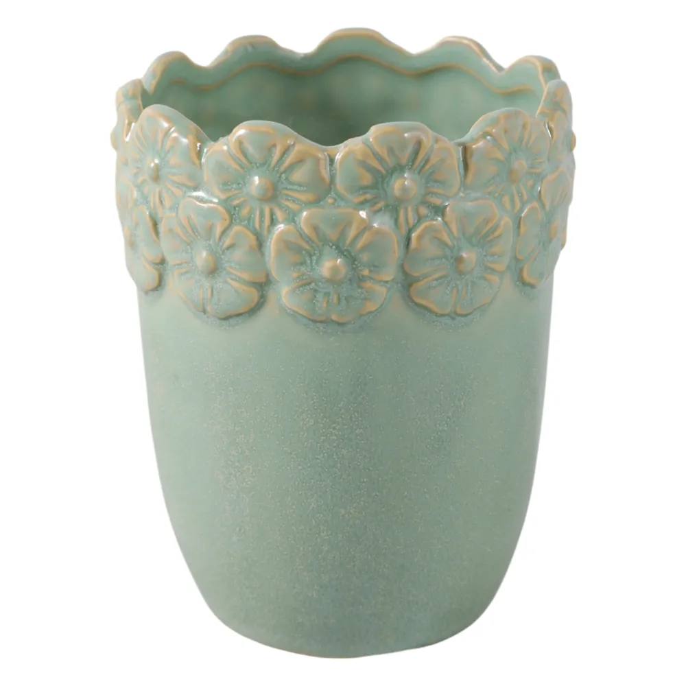 DUNBARMILL GREEN PENCIL CUP 5 (IN)