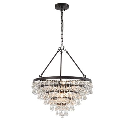 Ramira 19″ Wide 6-Light Chandelier - Oil Rubbed Bronze