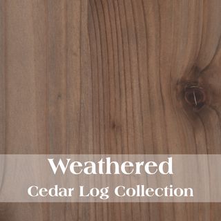 Cedar Log Pool Triangle - Weathered